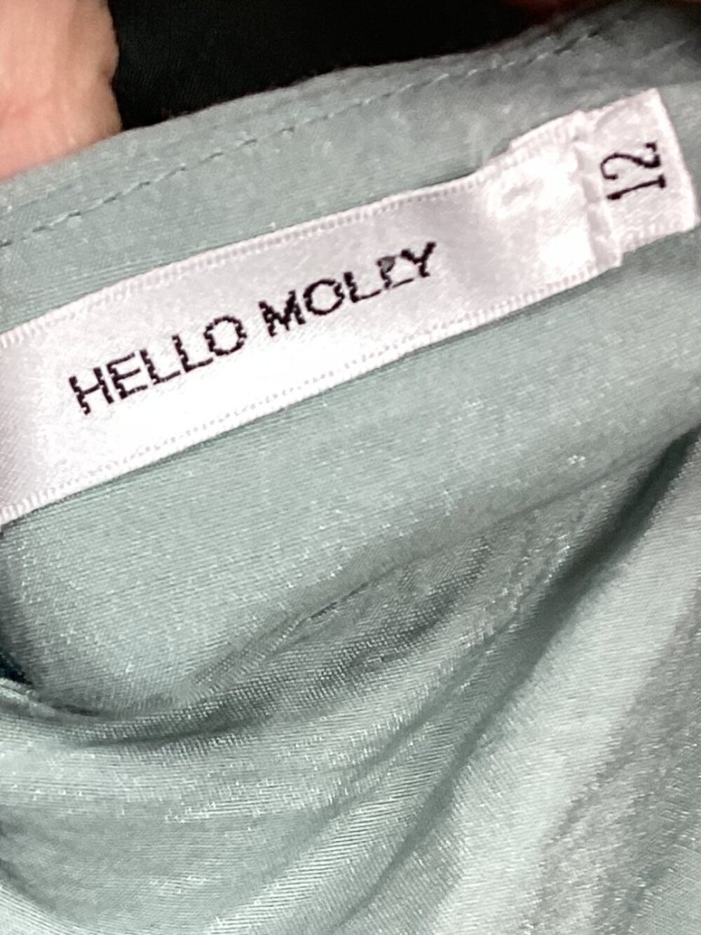 Hello Molly Sage Green Halter Maxi Dress 12 - Picture 9 of 11